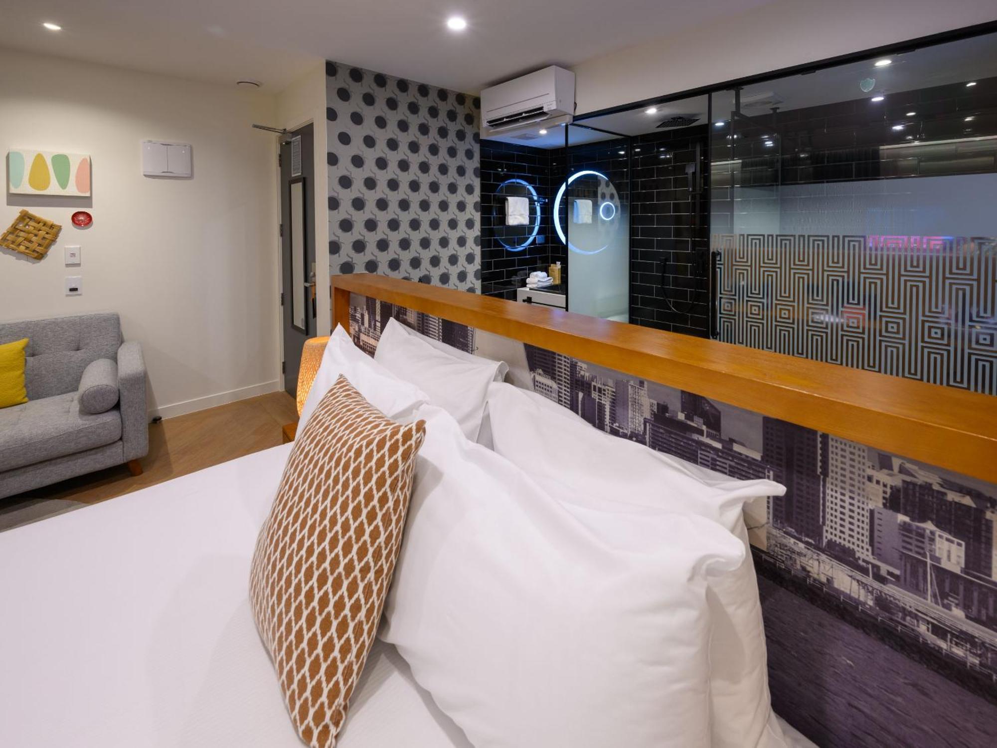 Hotel Ohtel Auckland Zewnętrze zdjęcie A room at the hotel