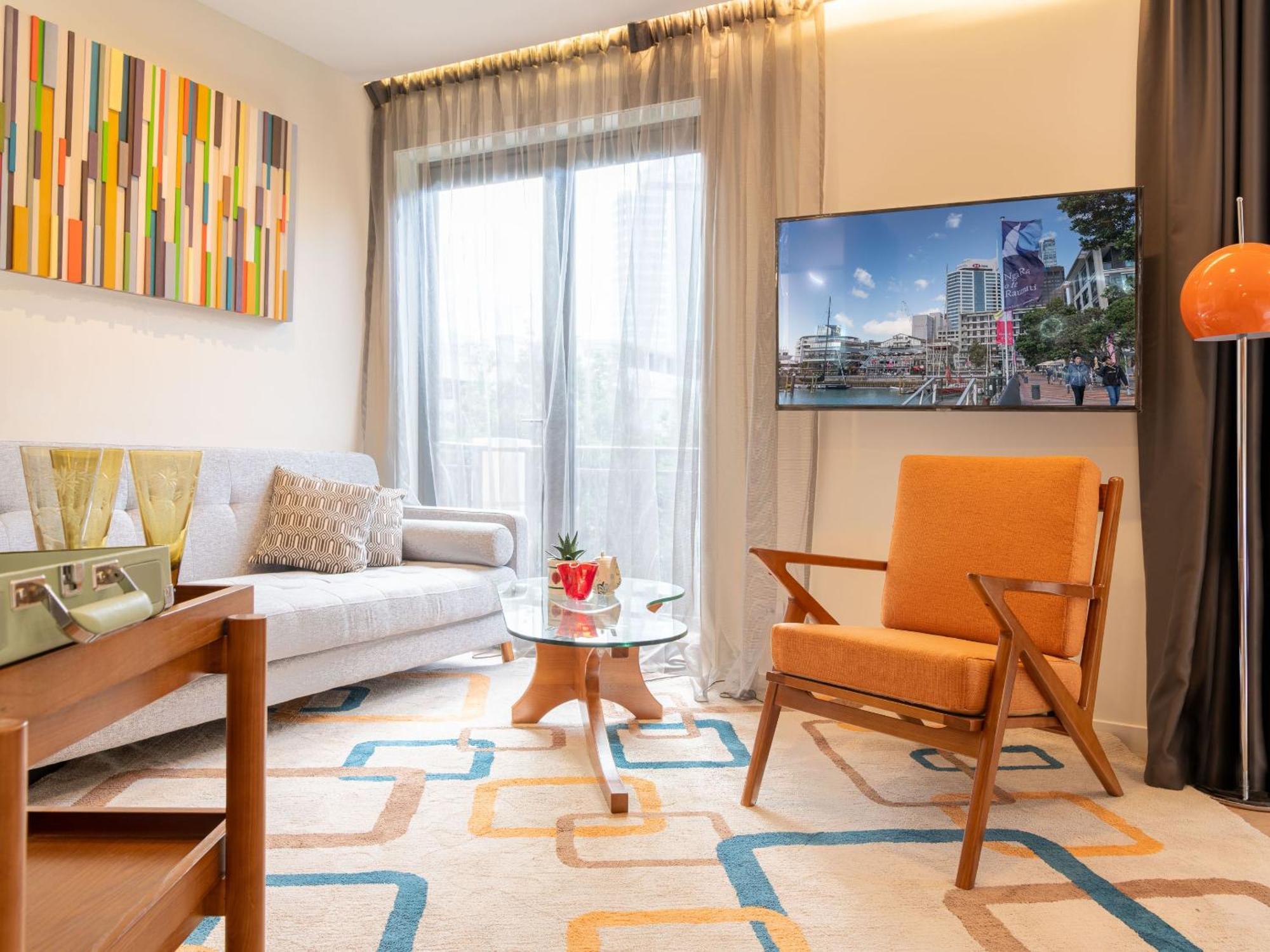 Hotel Ohtel Auckland Zewnętrze zdjęcie Living room