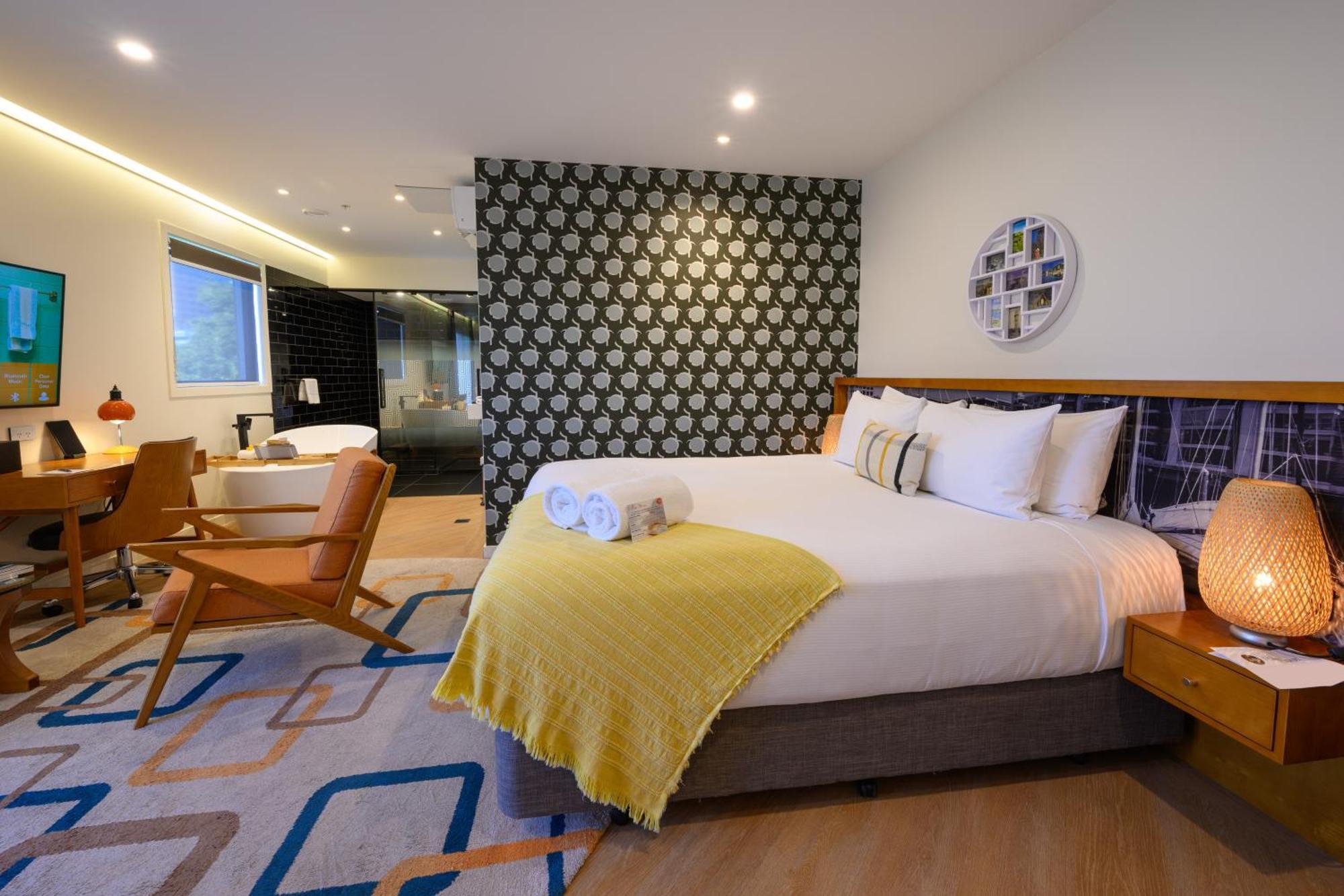 Hotel Ohtel Auckland Zewnętrze zdjęcie A bedroom at the hotel